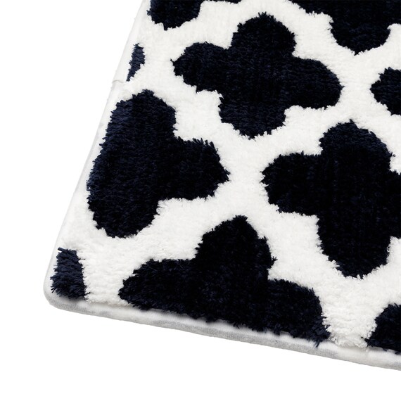 足元さらさら低反発バスマット(NV  45x60 WT01) 4枚目画像