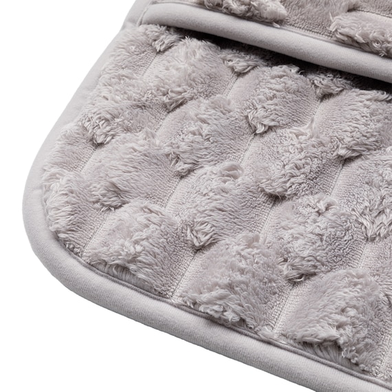 足の甲まで拭けるバスマット(LGY 45x60 QA01) 6枚目画像