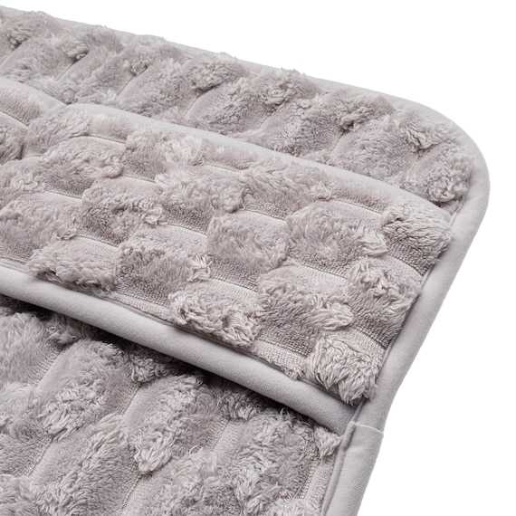 足の甲まで拭けるバスマット(LGY 45x60 QA01) 7枚目画像