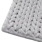 しっかり吸水ツイストバスマット(ライトグレー 45x60 WT01) 2枚目画像