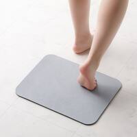 吸水がいい やわらかいバスマット(29x39 LGY LQ01)