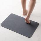 吸水がいい やわらかいバスマット(38x59 DGY LQ01) 1枚目画像