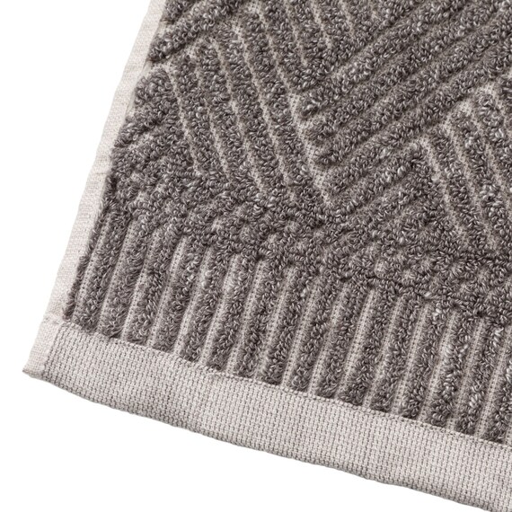 フェイスタオル(34x80 MO DGY GT11) 5枚目画像