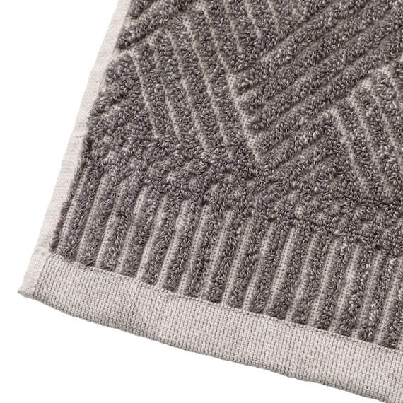 フェイスタオル(34x80 MO DGY GT11) 5枚目画像