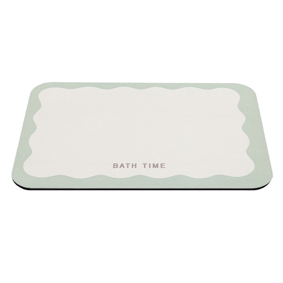 吸水がいい やわらかいバスマット(29x39 BT CSP NA26) 3枚目画像