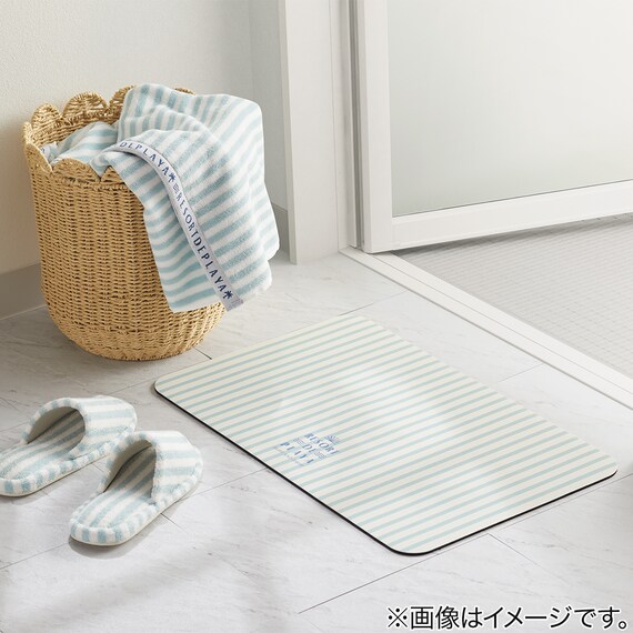 吸水がいい やわらかいバスマット(29x39 ST CSU NA26) 3枚目画像