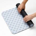 吸水がいい やわらかいバスマット(38x59 QTR BL NA02) 5枚目画像