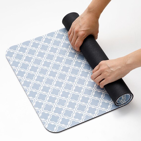 吸水がいい やわらかいバスマット(38x59 QTR BL NA02) 5枚目画像