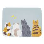 吸水がいい やわらかいバスマット(29x39  CATS NA04) 1枚目画像