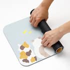 吸水がいい やわらかいバスマット(29x39 CATS NA04) 5枚目画像