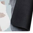 吸水がいい やわらかいバスマット(29x39  CATS NA04) 7枚目画像