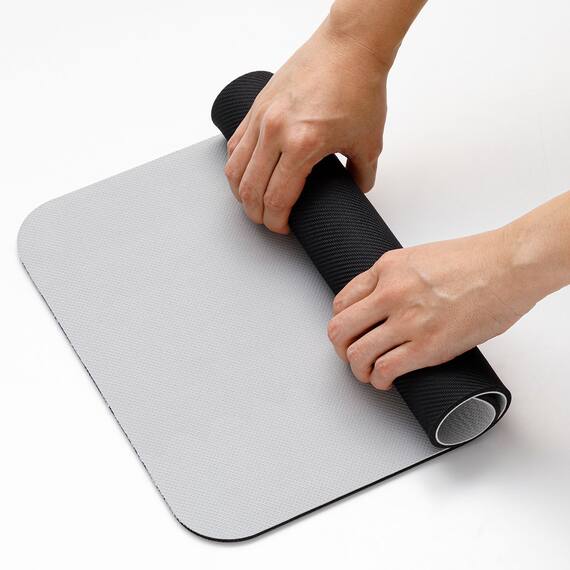 吸水がいい やわらかいバスマット(29x39  ライトグレー NA05) 7枚目画像