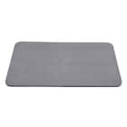 吸水がいい やわらかいバスマット(29x39 グレーNA06) 5枚目画像