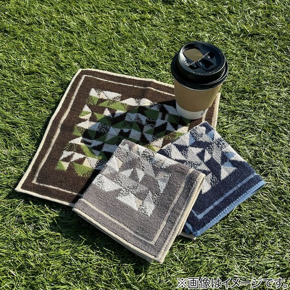 ハンカチタオル(キカガクショウ NV 25x25) 5枚目画像