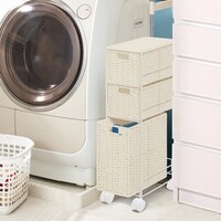 3段スリムワゴン (ライラ ナチュラル)