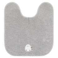 【デコホーム商品】トイレマット(シマエナガ グレー)