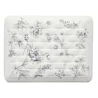 珪藻土入りやわらかバスマット(29×39cm ラインアートUM06) 1枚目画像