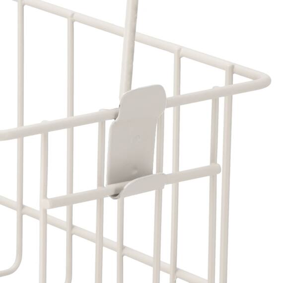 掛けられるワイヤーバスケット(ライトモカ SU04) 7枚目画像