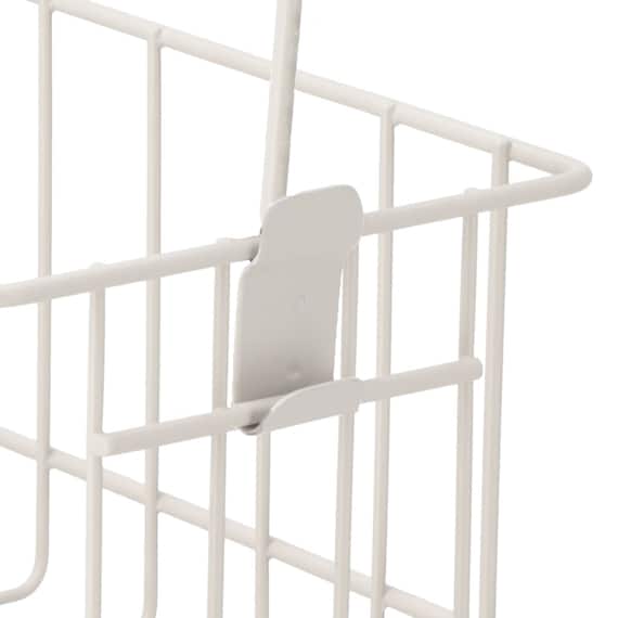 掛けられるワイヤーバスケット(ライトモカ SU04) 7枚目画像