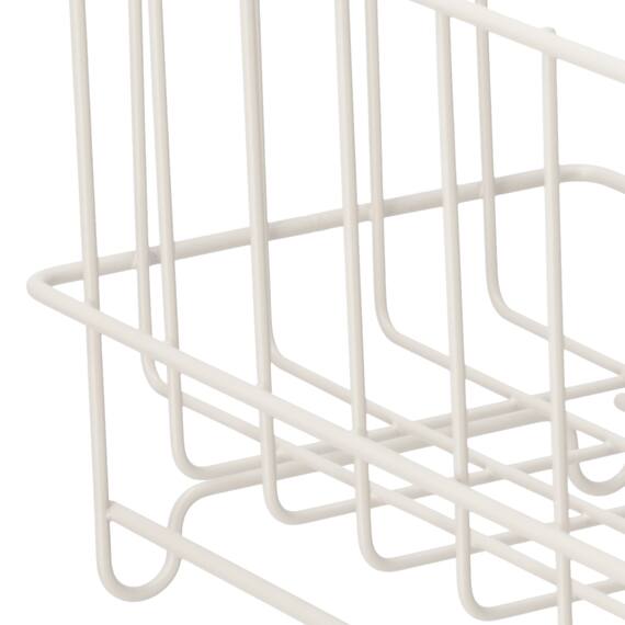 掛けられるワイヤーバスケット(ライトモカ SU04) 8枚目画像