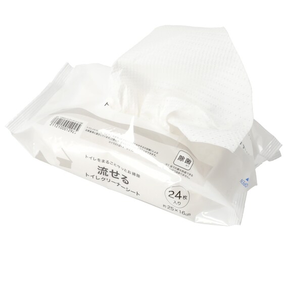 流せるトイレクリーナーシート(24枚入) 2枚目画像