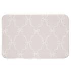 珪藻土入りやわらかバスマット(ソフトカイテキ リボンラティス 38×59 NG09) 1枚目画像