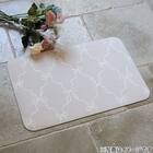 珪藻土入りやわらかバスマット(ソフトカイテキ リボンラティス 38×59 NG09) 2枚目画像