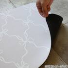 珪藻土入りやわらかバスマット(ソフトカイテキ リボンラティス 38×59 NG09) 3枚目画像