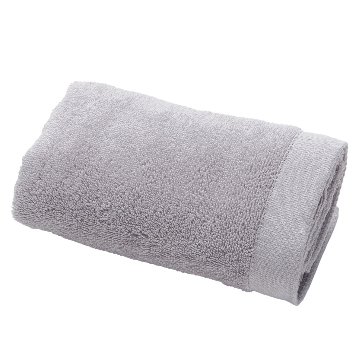 フェイスタオル(ライトグレー SW01)+スリムバスタオル(ライトグレー