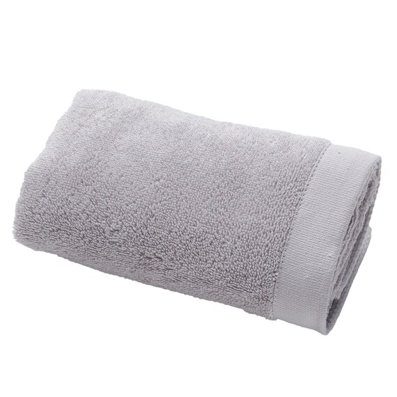 フェイスタオル(ライトグレー SW01)+スリムバスタオル(ライトグレー SW01)2点セット 3枚目画像