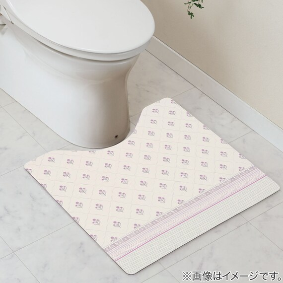 水洗いできるトイレマット(RSP2 JQ40) 2枚目画像