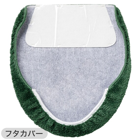 【2点セット】トイレマット+普通型＆洗浄･暖房型兼用トイレフタカバー(ネコガラ LG30) 6枚目画像