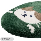 【2点セット】トイレマット+普通型&洗浄・暖房型兼用トイレフタカバー(ネコガラ LG30) 7枚目画像