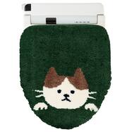 普通型＆洗浄･暖房型兼用トイレフタカバー(ネコガラ  LG30)【期間限定価格：4/6まで】