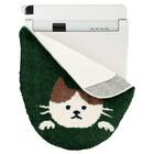 普通型&洗浄・暖房型兼用トイレフタカバー(ネコガラ LG30) 2枚目画像