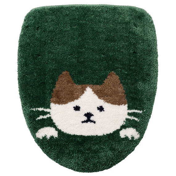 普通型&洗浄・暖房型兼用トイレフタカバー(ネコガラ LG30) 5枚目画像