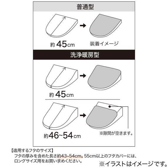 【2点セット】トイレマット+普通型&洗浄・暖房型兼用トイレフタカバー(イヌガラ LG40) 4枚目画像