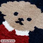 【2点セット】トイレマット+普通型＆洗浄･暖房型兼用トイレフタカバー(イヌガラ LG40) 13枚目画像