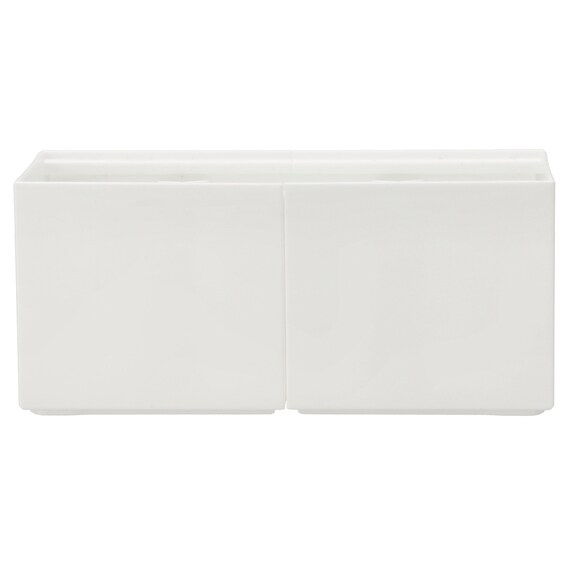 洗面鏡裏 整理ボックス クラネ スリム 奥行伸縮(ホワイト) 5枚目画像