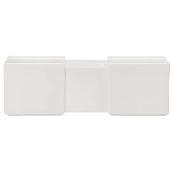 洗面鏡裏 整理ボックス クラネ スリム 奥行伸縮(ホワイト) 6枚目画像