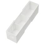 洗面鏡裏 整理ボックス クラネ スリム 奥行伸縮(ホワイト) 10枚目画像