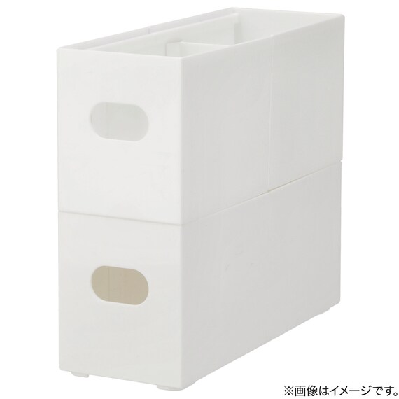 洗面鏡裏 整理ボックス クラネ スリム 奥行伸縮(ホワイト) 11枚目画像