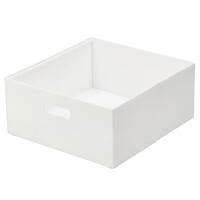 整理ボックス クラネ Wワイド 奥行伸縮 (幅26cm ホワイト)