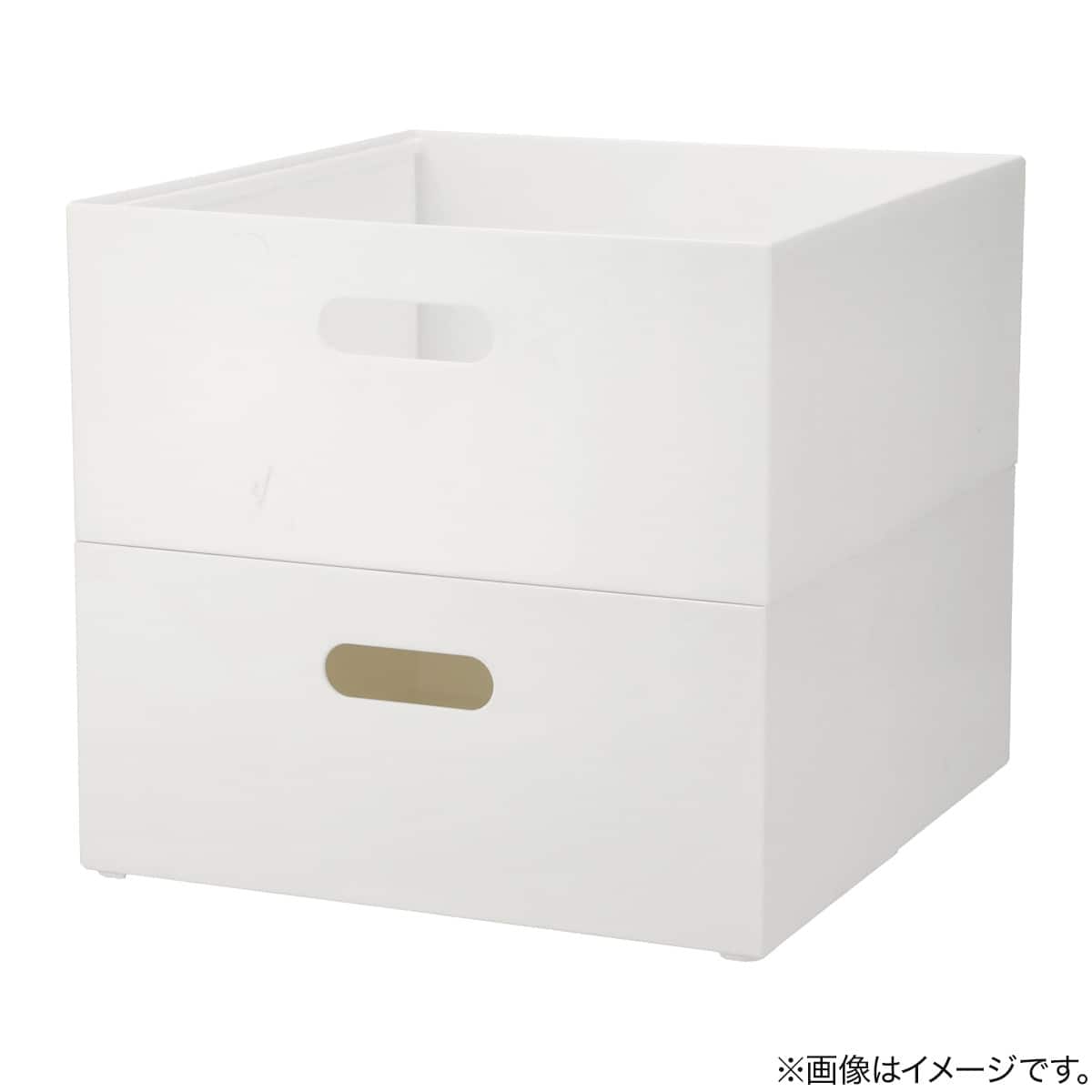整理ボックス クラネ Wワイド 奥行伸縮 (幅26cm ホワイト) | ニトリ