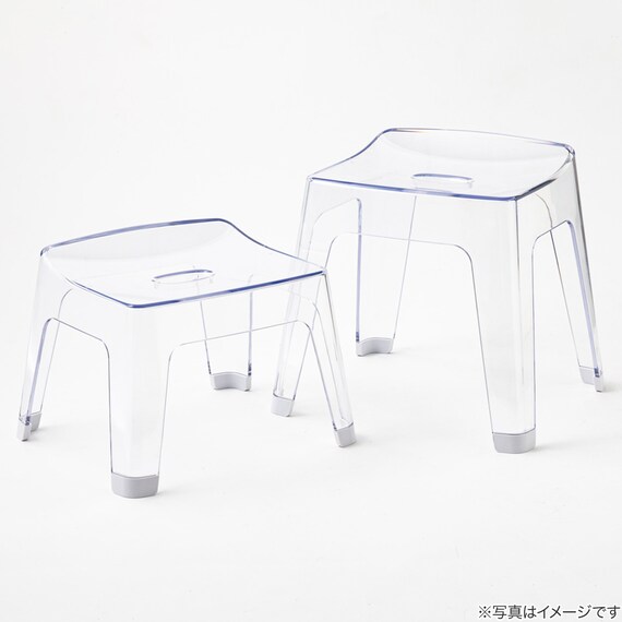 風呂いす 座面高35cm クリア (AL01) 8枚目画像