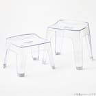 風呂いす 座面高35cm クリア (AL01) 8枚目画像