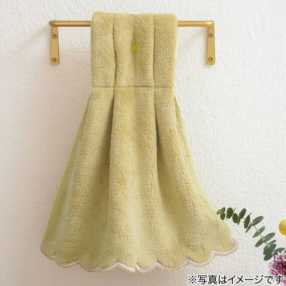 ドレスタオル スカラップ(イエロー NR02) 3枚目画像