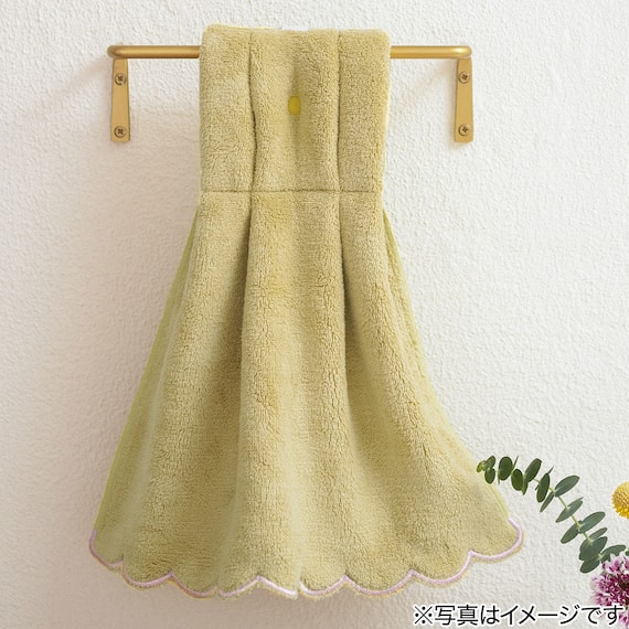 ドレスタオル スカラップ(イエロー NR02) 3枚目画像