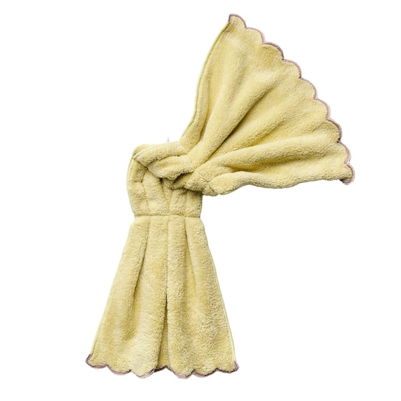 ドレスタオル スカラップ(イエロー NR02) 4枚目画像