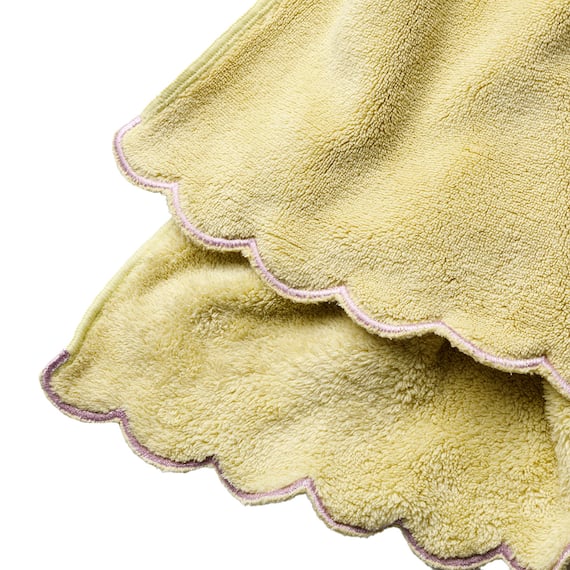 ドレスタオル スカラップ(イエロー NR02) 8枚目画像